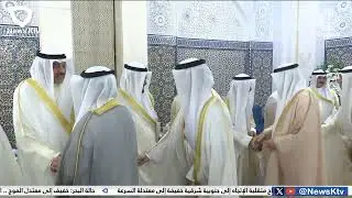 سمو ولي العهد يؤدي صلاة العيد في مسجد الدولة الكبير