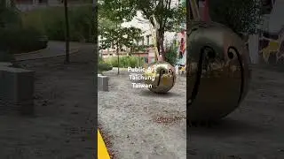 Public Art 遇見公共藝術#112 ，在台灣台中市署立台中醫院長照大樓，Taichung Taiwan 。作品名：美好泉源，創作者：馬君輔、賴亭玟