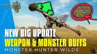 Monster Hunter Wilds - BIG Update, No Performance Changes? Weapon Buffs, Secret Talismans & Monsters