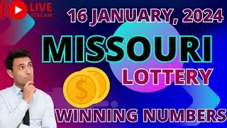 Missouri Midday Lottery Results For - 16 Jan, 2024 - Pick 3 - Pick 4 - Cash Pop - Lotto - Powerball