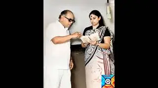 Legendary singer Smt.S Janaki & G K Venkatesh during a recording session.