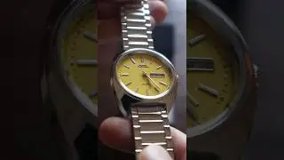 HMT Kohinoor Quartz B1 Yellow (Unboxing) #watch #hmtwatch