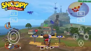 AetherSX2 PS2 Emulator For Android - Snoopy vs. the Red Baron Gameplay
