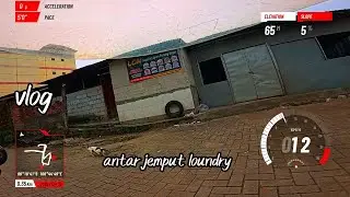Daytime Motovlog Laundry Pickup & Delivery | Daily Scooter Life in Indonesia vlog 251209