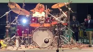 Sarah Thawer Soundcheck at Tam Tam Drum Fest in Seville, Spain