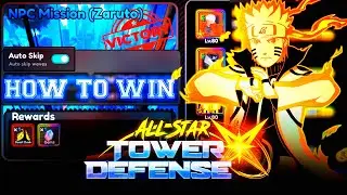 How to Win Naruto NPC 3 in All Star Tower Defense X Roblox Zaruto Mission