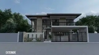 Beautiful 2 storey house with a modern asian design.