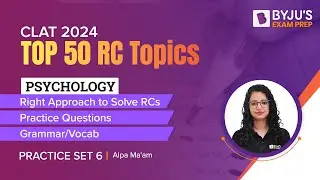 CLAT 2024 English RC | Reading Comprehension Questions | Passage 6 | CLAT English Preparation
