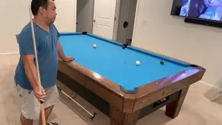 10 Ball Run Out 34 | Diamond Pool Table