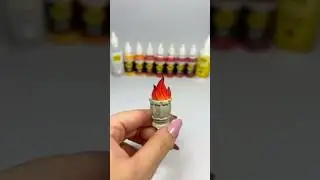 🔥 Pintura de fogo com tintas acr&iacute;licas Tom Colors 🔥