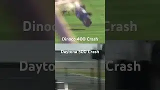 Daytona 500 Crash compared to Cars Crash
