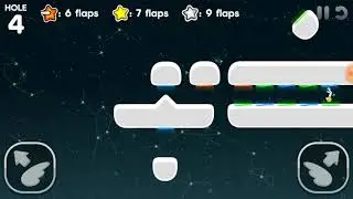 Flappy Golf 2 - Inconceivable Land Hole 4 - 4 Flaps