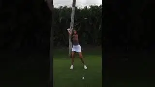 I could never actually play golf with my hair down.. #golf #golfbabes #golfswing #golfcourse #viral