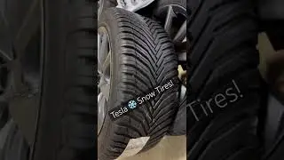 ❄️ Tesla Snow & Winter Tire packages ❄️ never looked so good 🤌🏻 in-stock and shipping #tesla