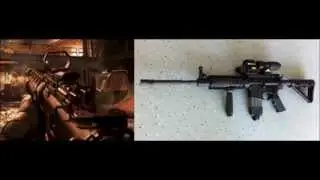COD Ghosts Guns - AK47, UMP, Honey Badger! (Call of Duty Ghost Assault Rilfes)