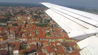 BEAUTIFUL Approach and Landing Blue Air Boeing 737-500 Landing at Turin Caselle Airport TRN!