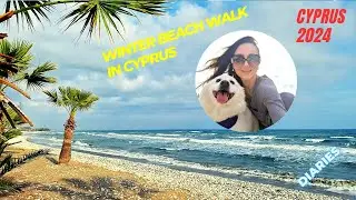 Winter Beach Walk in Cyprus