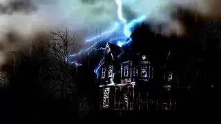 [1/4] Emotional epic music. Flashes of lightning, sounds of rain and thunder