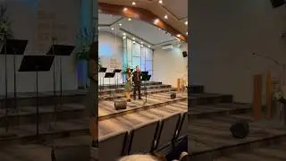 &laquo;Ты Воскрес!&raquo; #дуэт #пение #церковь #fsebce #shorts #church #livestream
