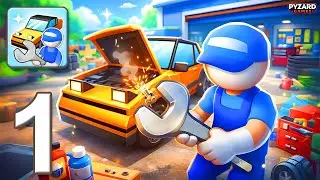 My Super Garage - Gameplay Walkthrough Part 1 - Repair Cars Earn Money (Android, iOS)