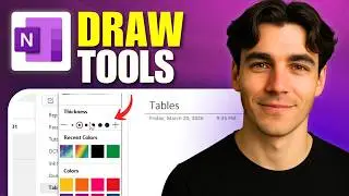 How to Change Colour and Thickness in Draw & Sketch in Microsoft OneNote (Tutorial 2026)