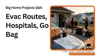Neighborhood Evac Routes Hospitals Shelters Go Bag Checklist