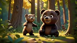 Nine Baby Bears Climb a Tree | Fun Kids Song | Nursery Rhymes and Counting Songs