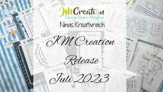 JM Creation Juli Release ❤️ Neue Stempel, Stanzen, Stencil und Papier 🤩🥰❤️