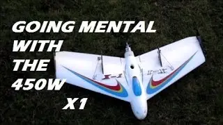 Skywalker X1 EPO 600mm FPV Mini Flying Wing Fast and Modified