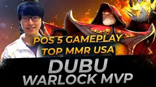 DuBu plays Warlock MVP TOP MMR | Full Gameplay Dota 2 Replay