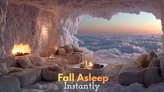 The Most Peaceful Place to Beat Insomnia: Warm Fire & Gentle Strings (Deep Sleep)
