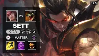 Sett Top vs Renekton - KR Master - Season 12 Patch 12.5