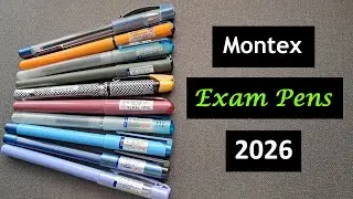 Ручки Montex Exam Pens 2026 &mdash; лучшие шариковые и гелевые ручки для экзаменов по цене до 10 рупий.