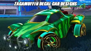 Дизайн наклеек для автомобилей Zagamuffin &mdash; Дизайн автомобилей Rocket League