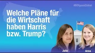 #InsideUSElections: Welche Wirtschaftspläne haben Kamela Harris bzw. Donald Trump?