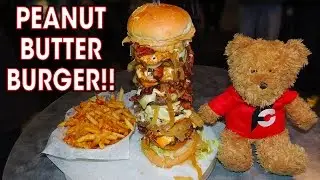 STELLANATOR PEANUT BUTTER BURGER CHALLENGE!!