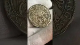 Leeuwendaalder 1585 (Lion Dollar)  #coin #leeuw #lion #shorts #coincollecting #silver