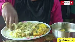Bengali eating show -Big fish Head eating show।। মাছের মাথা আর ঝোল আর ভাত #bengali #eating @Neh-m5z