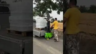 Portable  Electric Forklift Makes Heavy Lifting Easy ⚡️🛠️