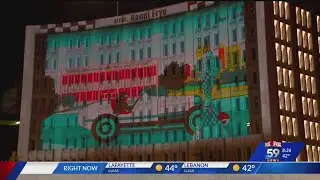 Artwork downtown commemorates Indy 500