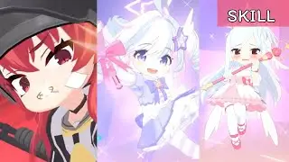 [Blue Archive] Suzumi Reisa Magical Girls and Rabu [Skill Showcase]