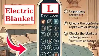 Fix Electric Heated Blanket Error Code L or LO (Beurer Thermophore Sunbeam Biddeford Pure Warmth)
