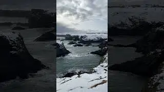 Maj czy grudzień? Arnarstapi nie wie ❄️