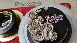 Chocolate cake decorating ideas 💡 for beginners homebaker 🎉🎊 