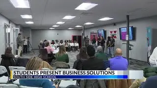 South Side students present business solutions to Hagerman