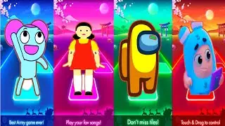Pibby🆚Baby_Long_Legs🆚Among_Us🆚Minibods🏵️Who is best player?? 