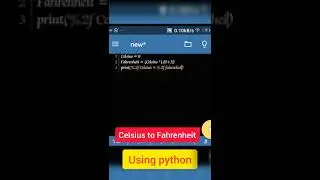 Celsius to Fahrenheit converter using