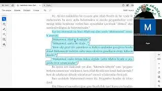 D.İ.B. Umre Ödüllü Gençlik Bilgi Yarışması Hazırlık Programı 6.Bölüm