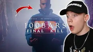 DIE SZENE GEF*CKT!!🔥PA SPORTS - 100 BARS FINAL KILL (prod. by Chekaa & Nealx) REACTION