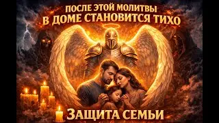 ПОСЛЕ ЭТОЙ МОЛИТВЫ В ДОМЕ СТАНОВИТСЯ ТИХО 🕯️ ЗАЩИТА СЕМЬИ   #молитвазадом #молитвазасемью #право